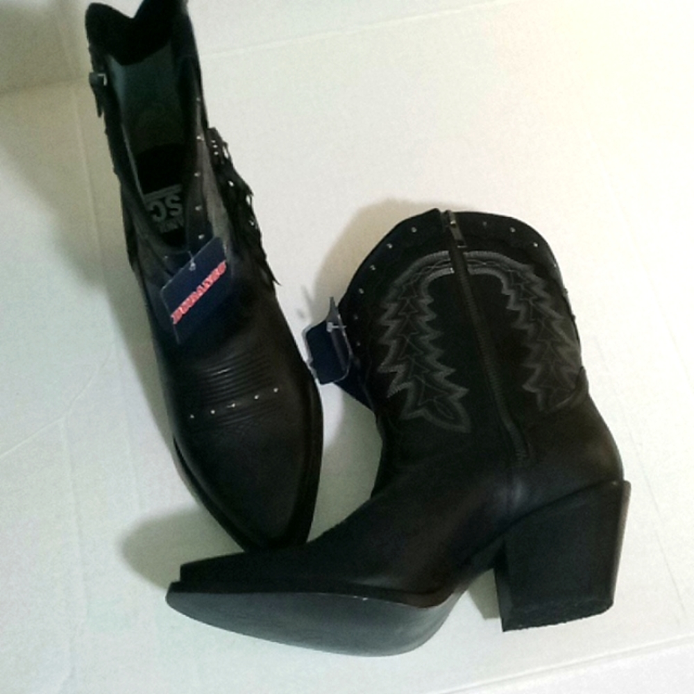 Crush By Durango Women's Black Onyx Bootie Western Boot NEW with Tags DRD0432